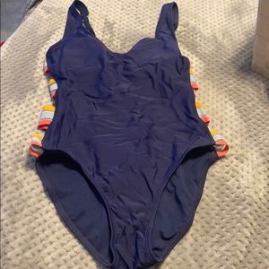 Blue one piece